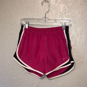 raspberry red shorts